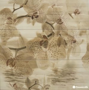 Composition Paris Orchid Beige 75*75 (3 шт. комплект) — панно